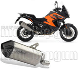 Exhaust Tip With Noise Certification Sonora Titanium Carbon - Arrow Special Parts Compatible With Ktm 1290 Superadventure S (2021-2024)