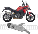 Exhaust Tip With Noise Certification Veloce Titanium Carby End Cap - Arrow Special Parts Compatible With Ducati Multistrada V2 - S (2025)