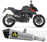 Exhaust Tip With Noise Certification X-Kone Titanium Carbon - Arrow Special Parts Compatible With Ktm 990 Duke (2024-2026)