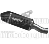 Exhaust Tip With Noise Certification Indy-Race Evo Black Aluminium Carby End Cap - Arrow Special Parts Compatible With Bmw R 1300 (2025-2026)
