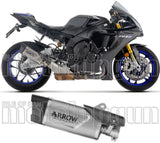 Exhaust Tip With Noise Certification Indy-Race Evo Titanium Carby End Cap - Arrow Special Parts Compatible With Yamaha Yzf-R1 1000 (2025)
