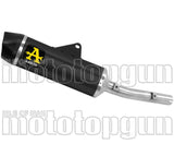 Exhaust Tip With Noise Certification Indy-Race Black Aluminium Carby End Cap - Arrow Special Parts Compatible With Yamaha Ténéré 700 (2025-2026)