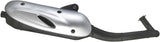 Complete Catalytic Exhaust System With Sound Certification Hand Made Tt Aluminum - Leovince Compatible With Piaggio Zip 50 2T (2009-2012)