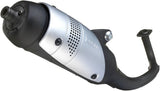Complete Catalytic Exhaust System With Sound Certification Touring Stainless Steel - Leovince Compatible With Piaggio Typhoon 50 2T (2009-2011)