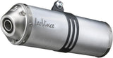 Exhaust Tip With Noise Certification Lv-X Aluminum Stainless Steel End Cap - Leovince Compatible With Suzuki Dr-Z 400 S - Sm (2001-2008)