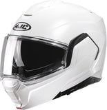 Flip-Up Motorcycle Helmet Hjc I100 Advanced Polycarbonate Pearl White Size 07 S
