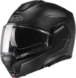 Flip-Up Motorcycle Helmet Hjc I100 Advanced Polycarbonate Semi Flat Black Size 08 M