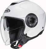 Urban Motorcycle Helmet Hjc I40N Advanced Polycarbonate Pearl White Size 09 L