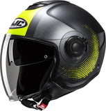 Urban Motorcycle Helmet Hjc I40N Advanced Polycarbonate Mc3Hsf Pyle Size 11 Xxl