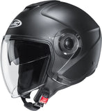 Urban Motorcycle Helmet Hjc I40N Advanced Polycarbonate Semi Flat Black Size 06 Xs