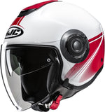 Urban Motorcycle Helmet Hjc I40N Advanced Polycarbonate Mc1 Vision Size 06 Xs