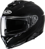 Full-Face Motorcycle Helmet Hjc I71 Advanced Polycarbonate Metal Black Size 09 L