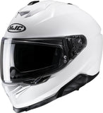 Full-Face Motorcycle Helmet Hjc I71 Advanced Polycarbonate Pearl White Size 09 L
