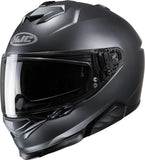 Full-Face Motorcycle Helmet Hjc I71 Advanced Polycarbonate Semi Flat Anthracite Size 11 Xxl