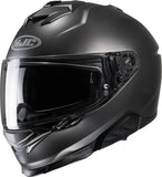 Full-Face Motorcycle Helmet Hjc I71 Advanced Polycarbonate Semi Flat Titanium Size 05 Xxs
