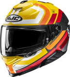 Full-Face Motorcycle Helmet Hjc I71 Advanced Polycarbonate Mc3Sf Viz Size 06 Xs
