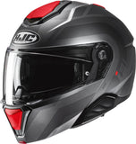 Flip-Up Motorcycle Helmet Hjc I91 Advanced Polycarbonate Composite Mc1Sf Arven Size 06 Xs