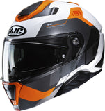 Flip-Up Motorcycle Helmet Hjc I91 Advanced Polycarbonate Composite Mc7 Carst Size 08 M