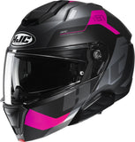 Flip-Up Motorcycle Helmet Hjc I91 Advanced Polycarbonate Composite Mc8Sf Carst Size 06 Xs