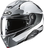 Flip-Up Motorcycle Helmet Hjc I91 Advanced Polycarbonate Composite Mc5 Felio Size 09 L