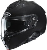 Flip-Up Motorcycle Helmet Hjc I91 Advanced Polycarbonate Composite Metal Black Size 09 L