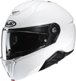 Flip-Up Motorcycle Helmet Hjc I91 Advanced Polycarbonate Composite Pearl White Size 11 Xxl