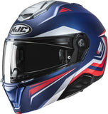 Flip-Up Motorcycle Helmet Hjc I91 Advanced Polycarbonate Composite Mc21Sf Tricus Size 09 L