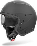 Urban Motorcycle Helmet Airoh J 110 - J111 Composite Carbon Matte Black Color Size Xxl