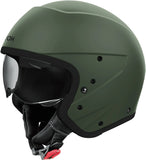 Urban Motorcycle Helmet Airoh J 110 - J1170 Composite Carbon Matte Military Green Color Size S