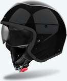 Urban Motorcycle Helmet Airoh J 110 - J135 Composite Carbon Black Glitter Color Size S