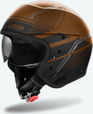 Urban Motorcycle Helmet Airoh J 110 - J1S29 Composite Carbon Matte Bronze Slim Size Xxl