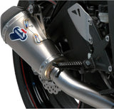 Exhaust Tip With Noise Certification Relevance Titanium Carbon Cap - Termignoni Compatible With Kawasaki Zx-10R (2010-2012)