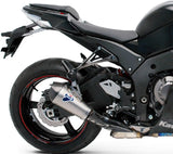 Exhaust Tip With Noise Certification Relevance Titanium Carbon Cap - Termignoni Compatible With Kawasaki Zx-10R (2010-2012)