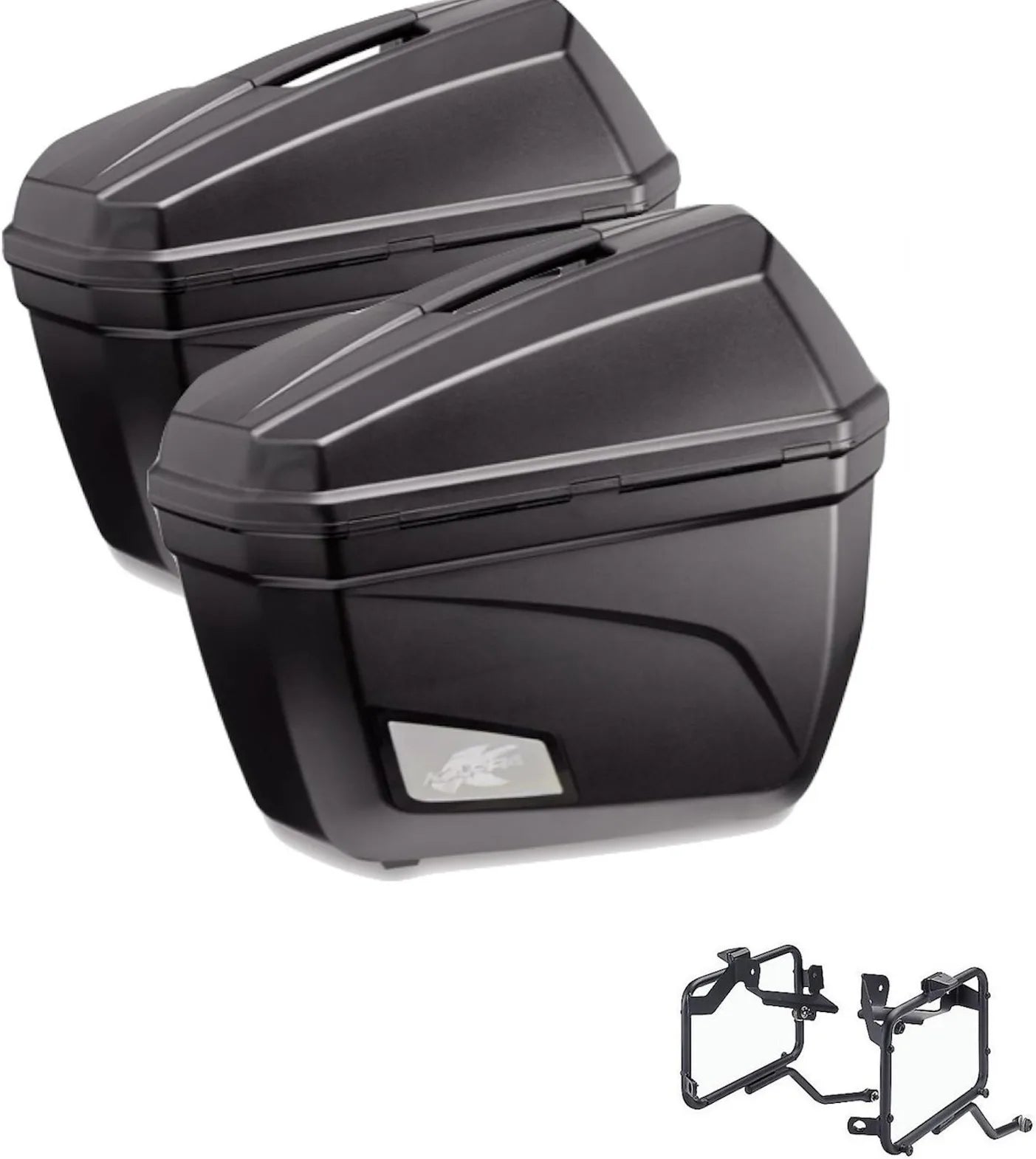 Side Cases K22N + Side Cases Holder - Kappa Moto Compatible With Moto Morini X-Cape 649 (2021-2023)