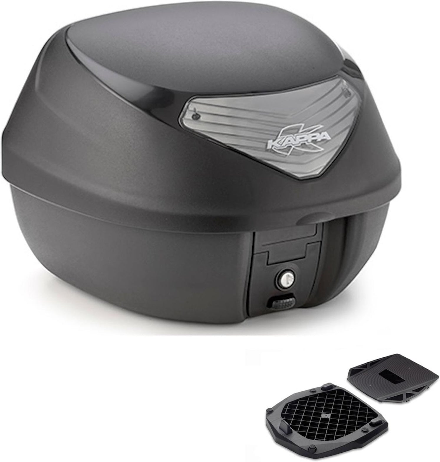 Top Case K29Nt + Rear Rack - Kappa Moto Compatible With Kymco Xciting 300 - 500 I R (2009-2014)