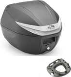 Top Case K3000N + Rear Rack - Kappa Moto Compatible With Aprilia Shiver 750 Abs (2010-2020)