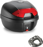 Top Case K30N 30 Lt + Rear-Rack Monolock - Kappa Moto Compatible With Honda Forza 125 - 300 (2019-2020)