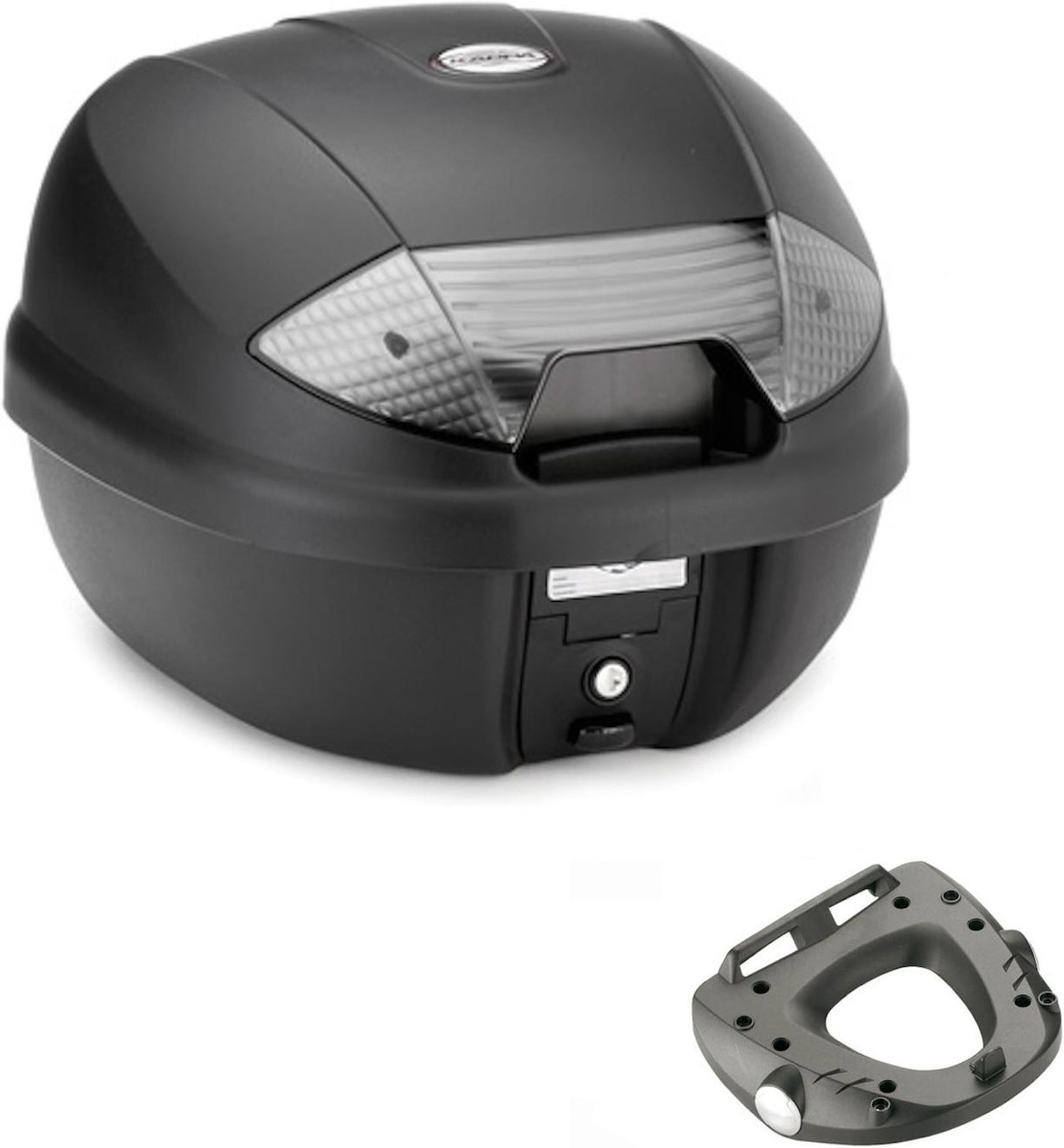 Top Case K30Nt + Rear Rack - Kappa Moto Compatible With Moto Guzzi V85 Tt (2019-2023)