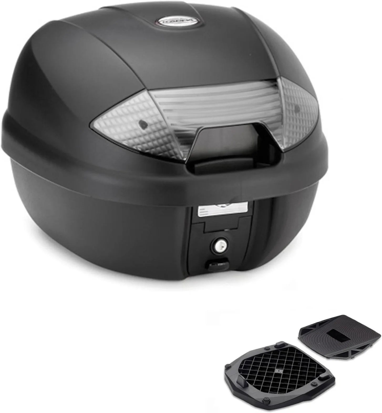 Top Case K30Nt 30 Lt + Rear-Rack Monolock - Kappa Moto Compatible With Benelli Trk 502 X (2020-2023)