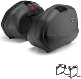 Side-Cases K33N 33 Lt + Side-Case Holder Monokey - Kappa Moto Compatible With Honda Nc 750 X (2016-2020)