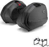 Side Cases K33N + Side Cases Holder - Kappa Moto Compatible With Kawasaki Zzr 1400 (2006-2011)