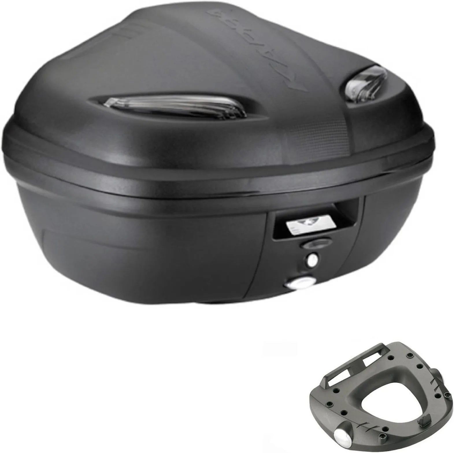 Top Case K47Nt + Rear Rack Manta - Kappa Moto Compatible With Benelli Leoncino 800 Trail (2022-2023)
