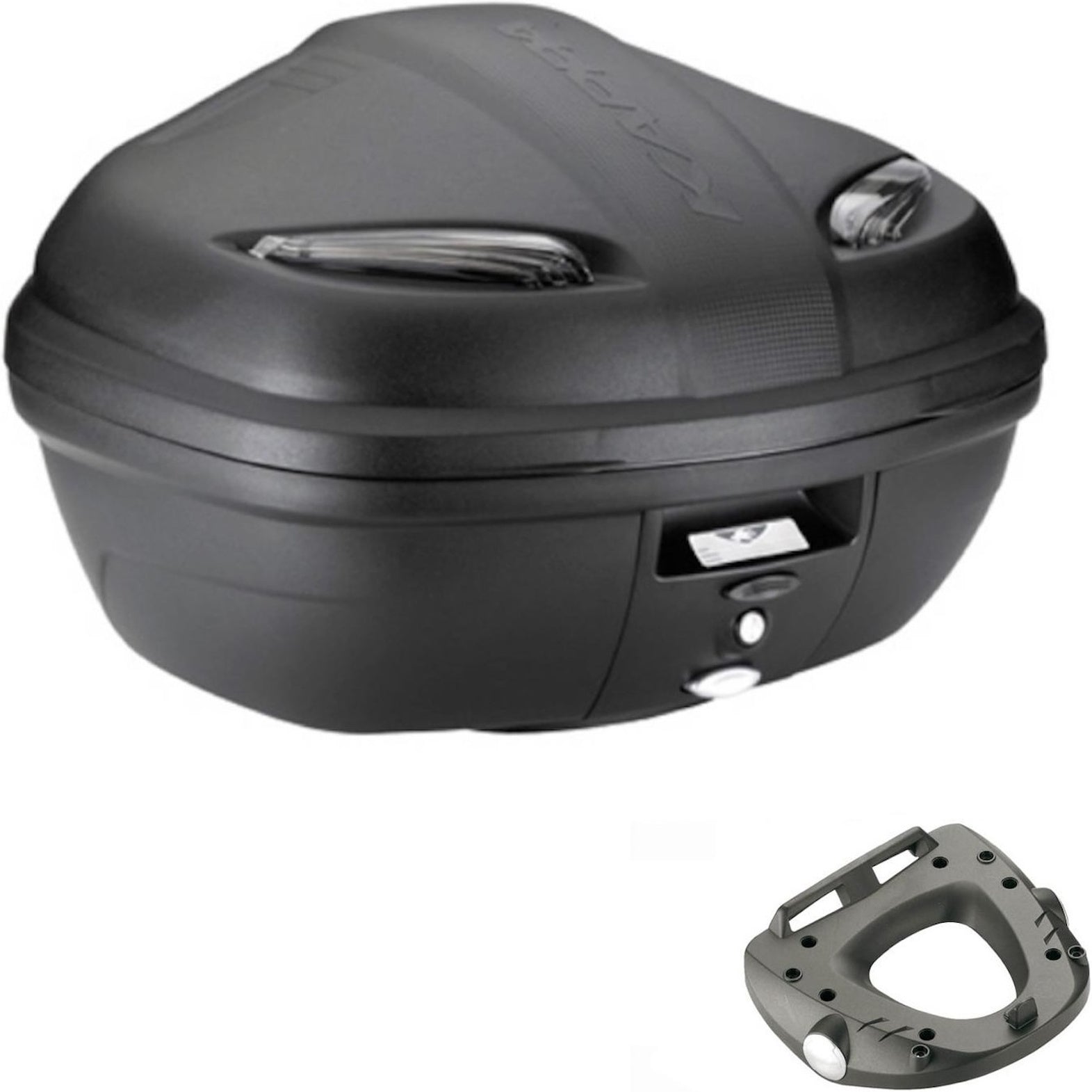 Top Case K47Nt + Rear Rack Manta - Kappa Moto Compatible With Kawasaki Er-6 N (2012-2016)