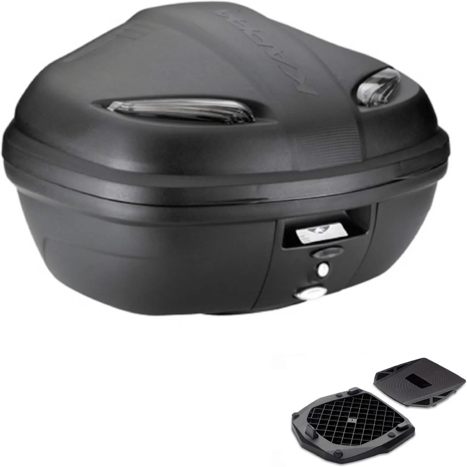 Top Case K47Nt + Rear Rack Manta - Kappa Moto Compatible With Lambretta V Special 50 - 100 - 200 (2022-2023)