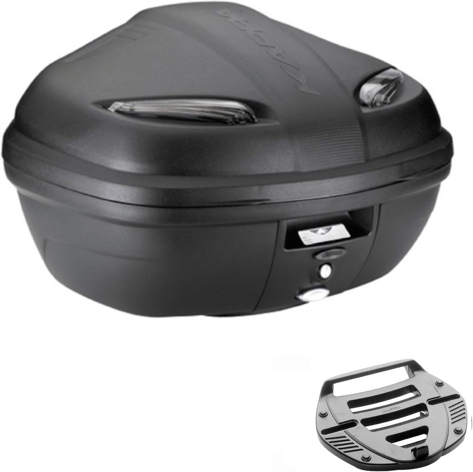 Top Case K47Nt + Rear Rack Manta - Kappa Moto Compatible With Kawasaki Zr 7 750 (1999-2004)