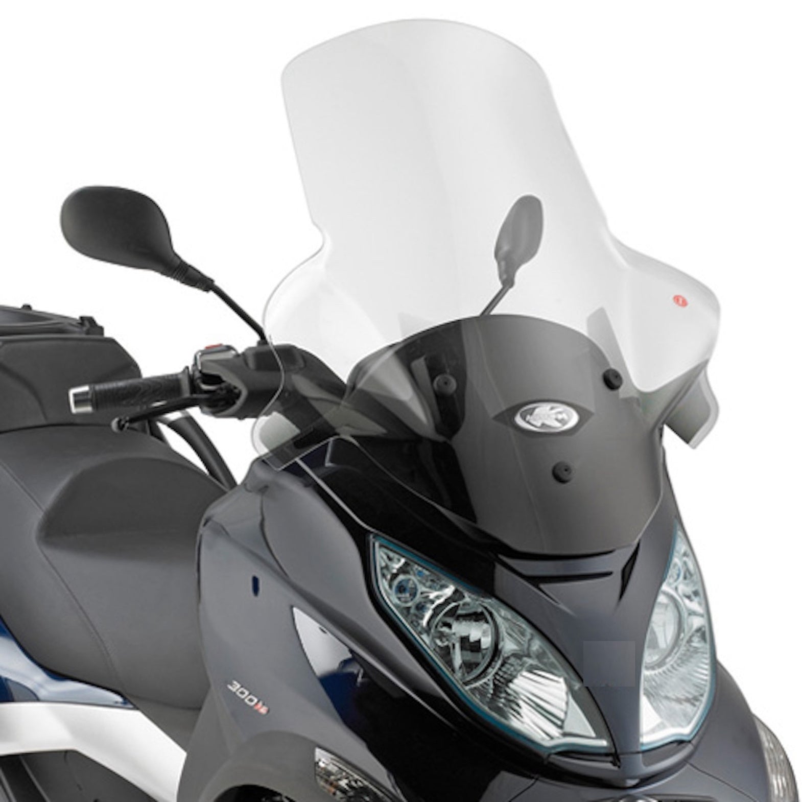 Wind-Screen - Kappa Moto Compatible With Piaggio Mp3 300 - 400 Touring (2011)