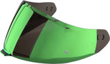Helmet Visor Exo-1500 Air Carbon Scorpion Exo Kds-F-03 Green Mirror