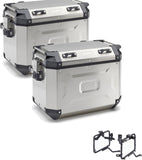 Side Cases Kfr48Apack2 + Side Cases Holder K'Force - Kappa Moto Compatible With Bmw R 1200 Gs (2013-2018)