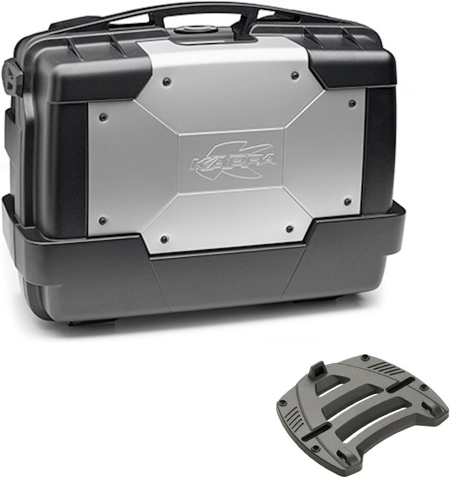 Top Case Kgr33 + Rear Rack Garda - Kappa Moto Compatible With Kawasaki Zr 7 750 (1999-2004)