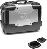 Top Case Kgr33 Garda 33 Lt + Rear-Rack Monokey - Kappa Moto Compatible With Honda Sw-T 400 - 600 (2009-2017)